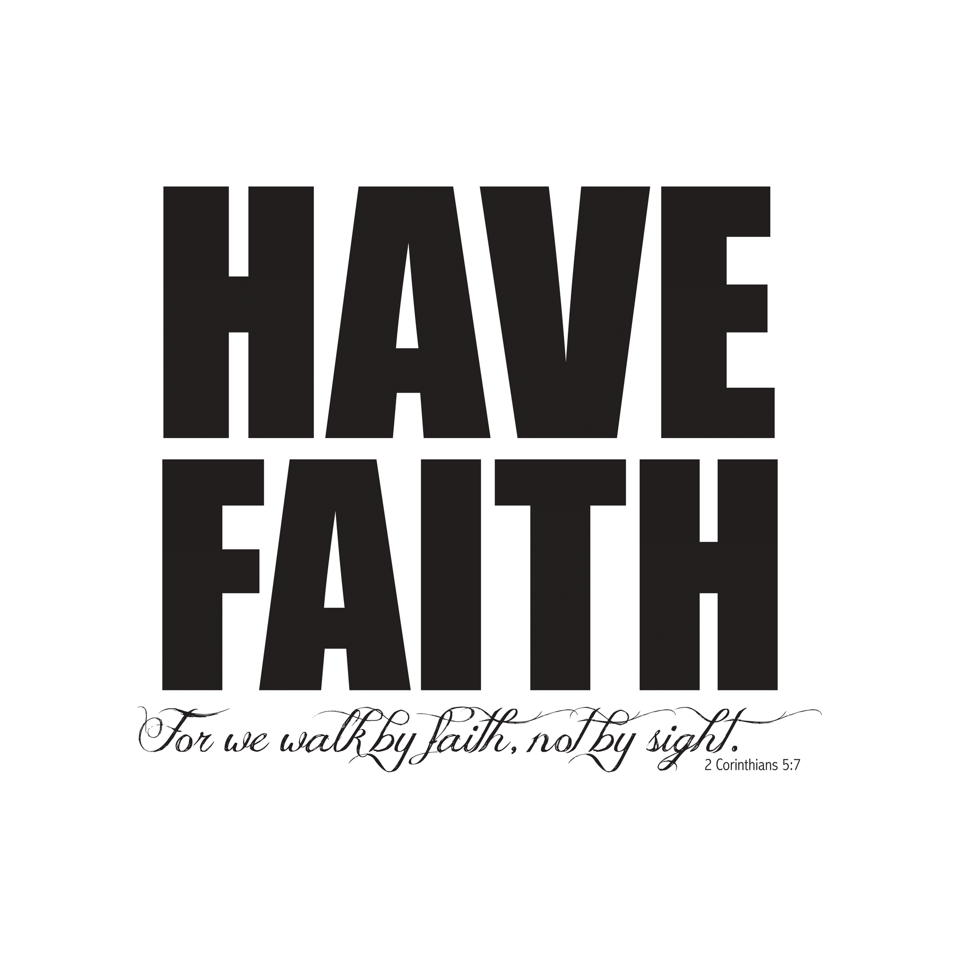 Scripture Collection Have Faith Premium Pillow - SoarCouture