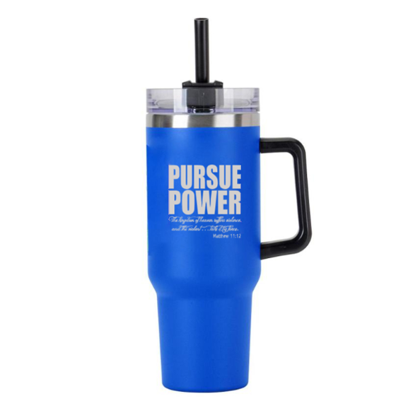 Scripture Collection Pursue Power Tumbler 40 oz - SoarCouture